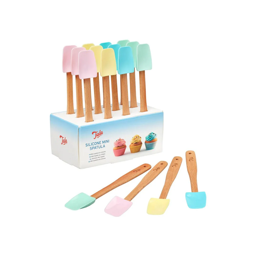 Tala Silicone Mini Spatula with Wooden Handle - Image 2