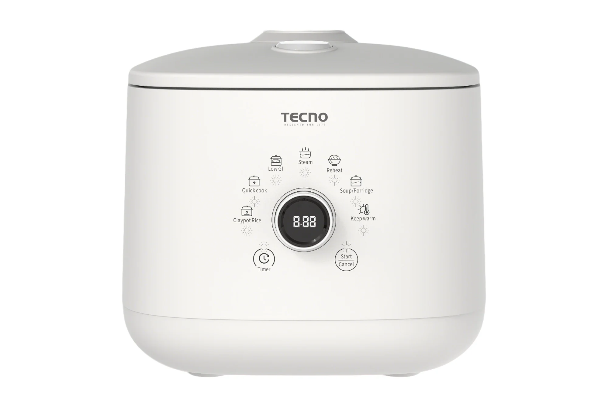 Tecno 3L Smart Rice Cooker with Low GI Function