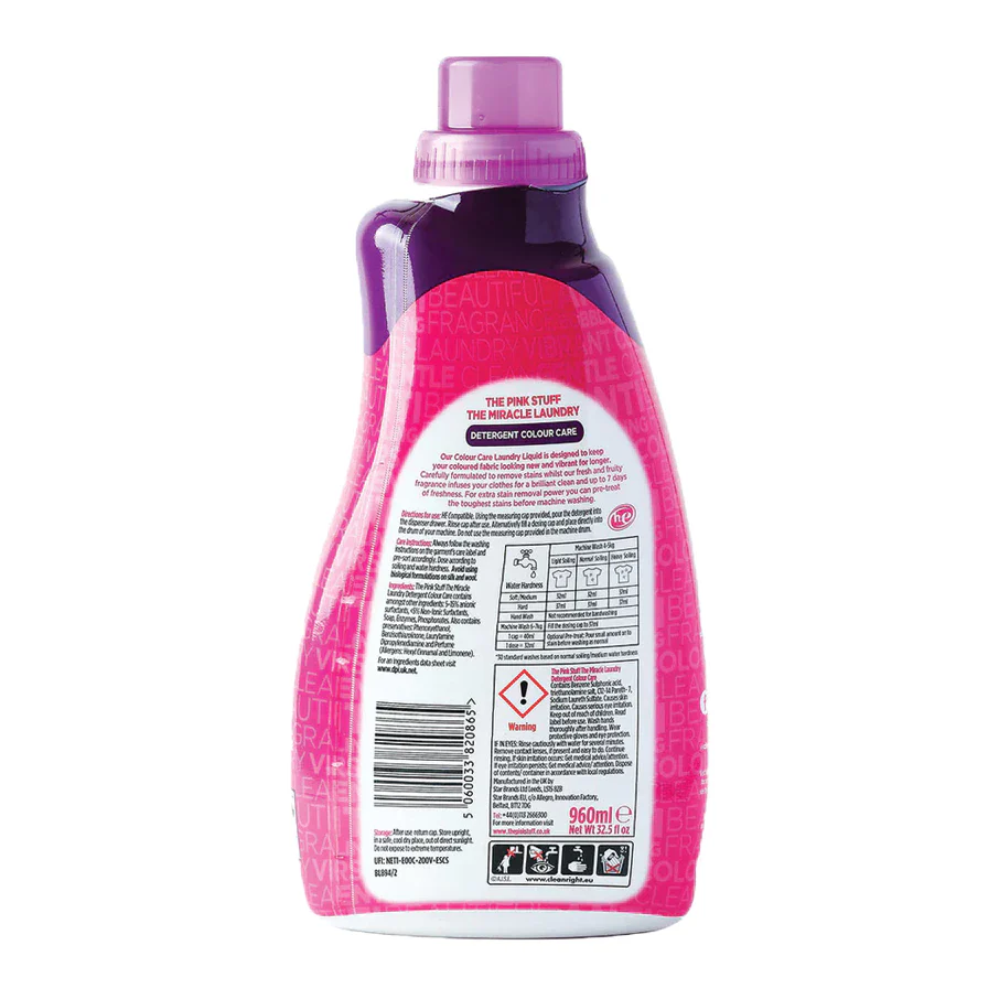 The Pink Stuff The Miracle Laundry Detergent Colour Care - Image 4