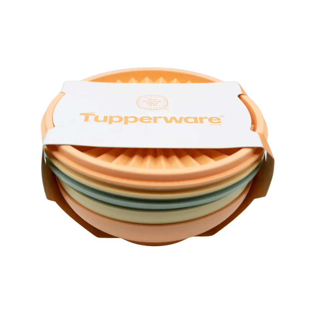 Tupperware Heritage 3-Bowl Salad Set (3x400ml) TP0018 - Image 2
