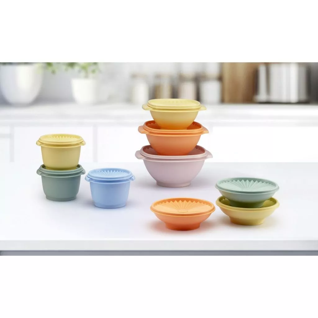Tupperware Heritage 3-Bowl Salad Set (3x400ml) TP0018 - Image 4