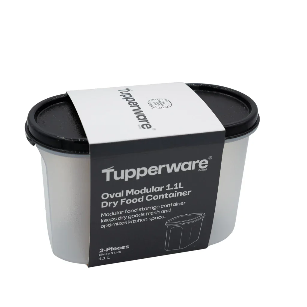 Tupperware Oval Modular Dry Food Container (1.1L) TP0010 - Image 2