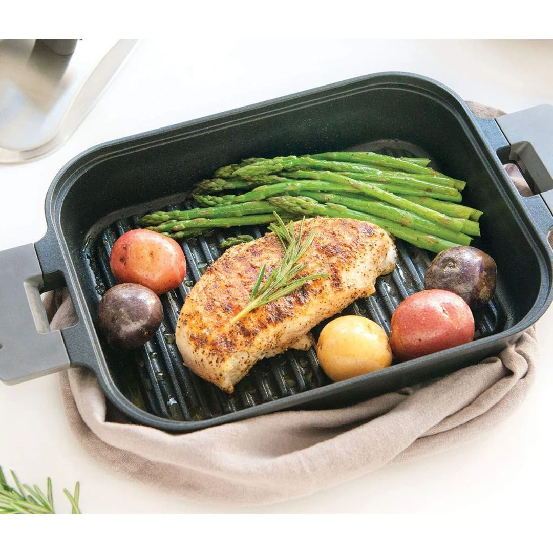 Uchicook Steam Grill with Metal Cover - Image 2