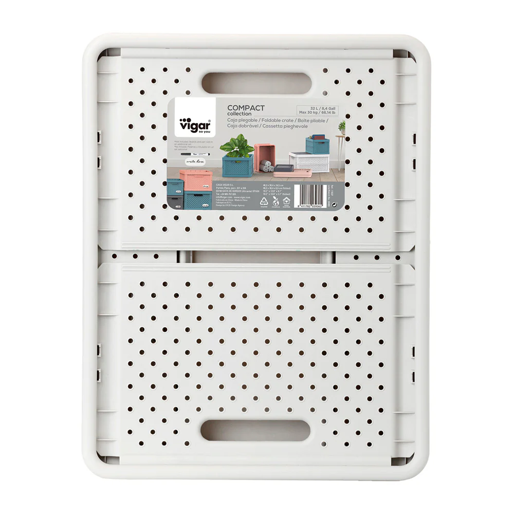 Vigar 32L Compact Foldable Crate - Image 5