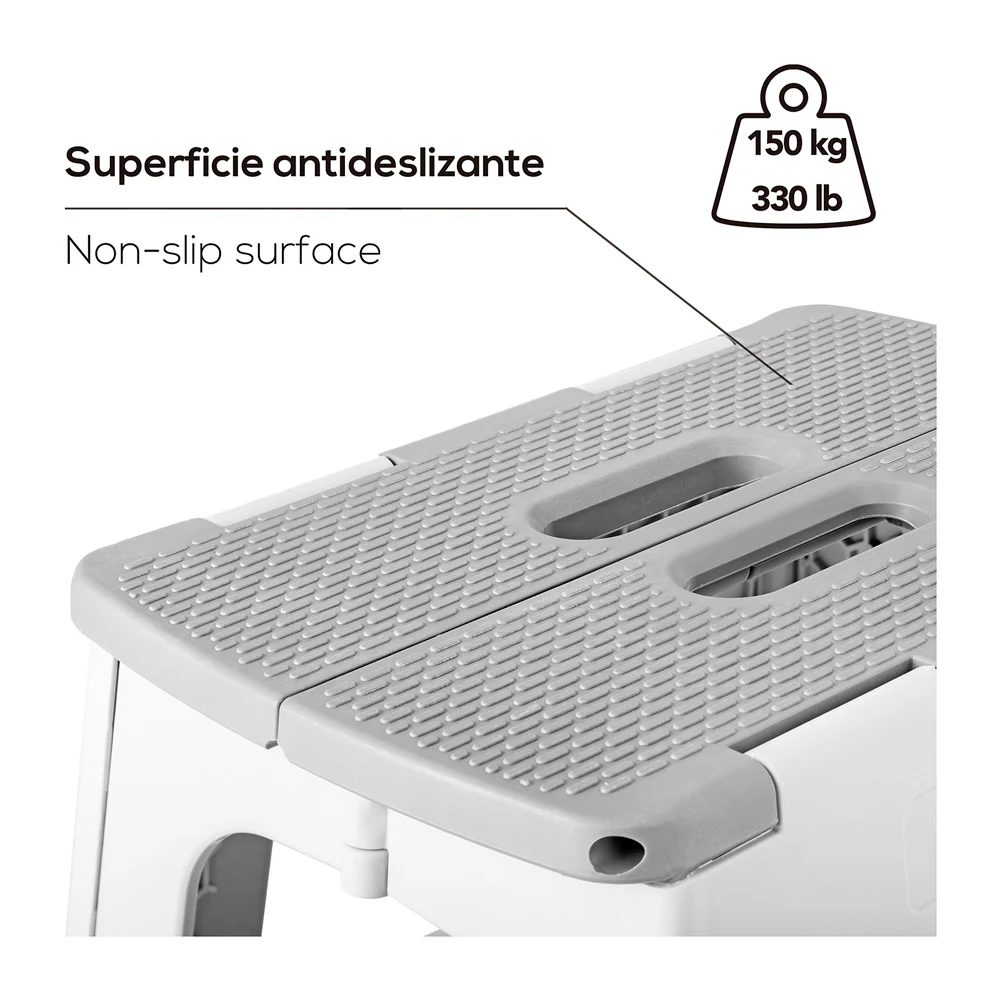 Vigar Compact Grey Foldable Stool - Image 7