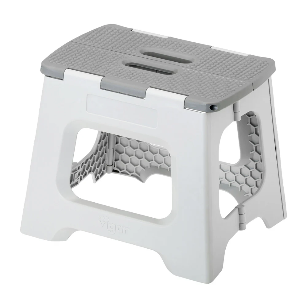Vigar Compact Grey Foldable Stool - Image 8