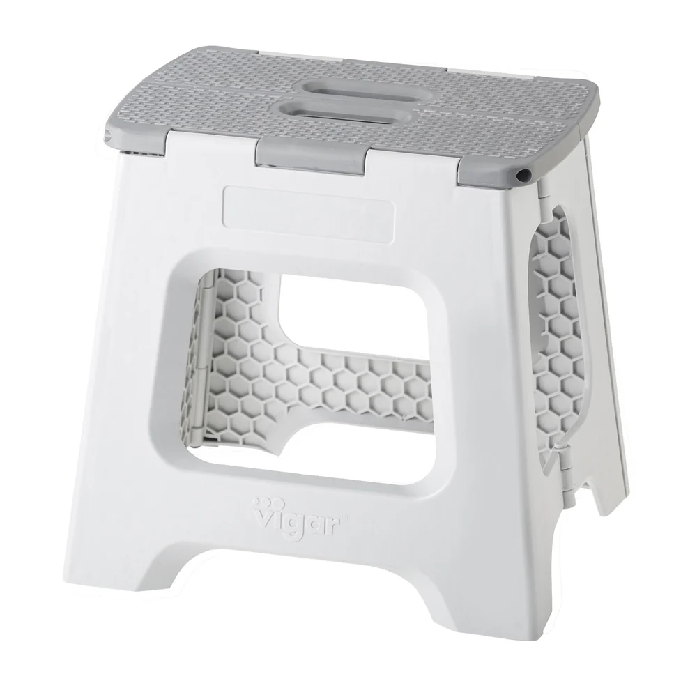 Vigar Compact Grey Foldable Stool - Image 9
