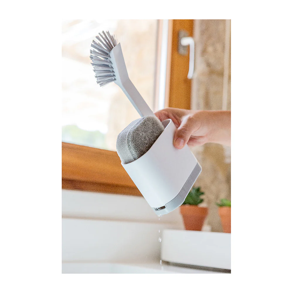 Vigar Rengo White Monobloc 3 pc Sink Caddy Set - Image 8