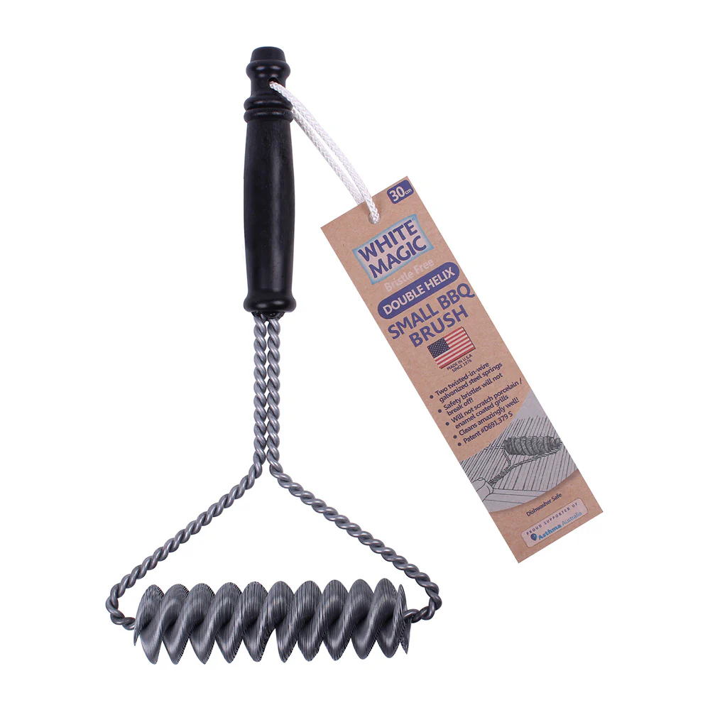 White Magic Double Helix Barbecue Brush - Image 7
