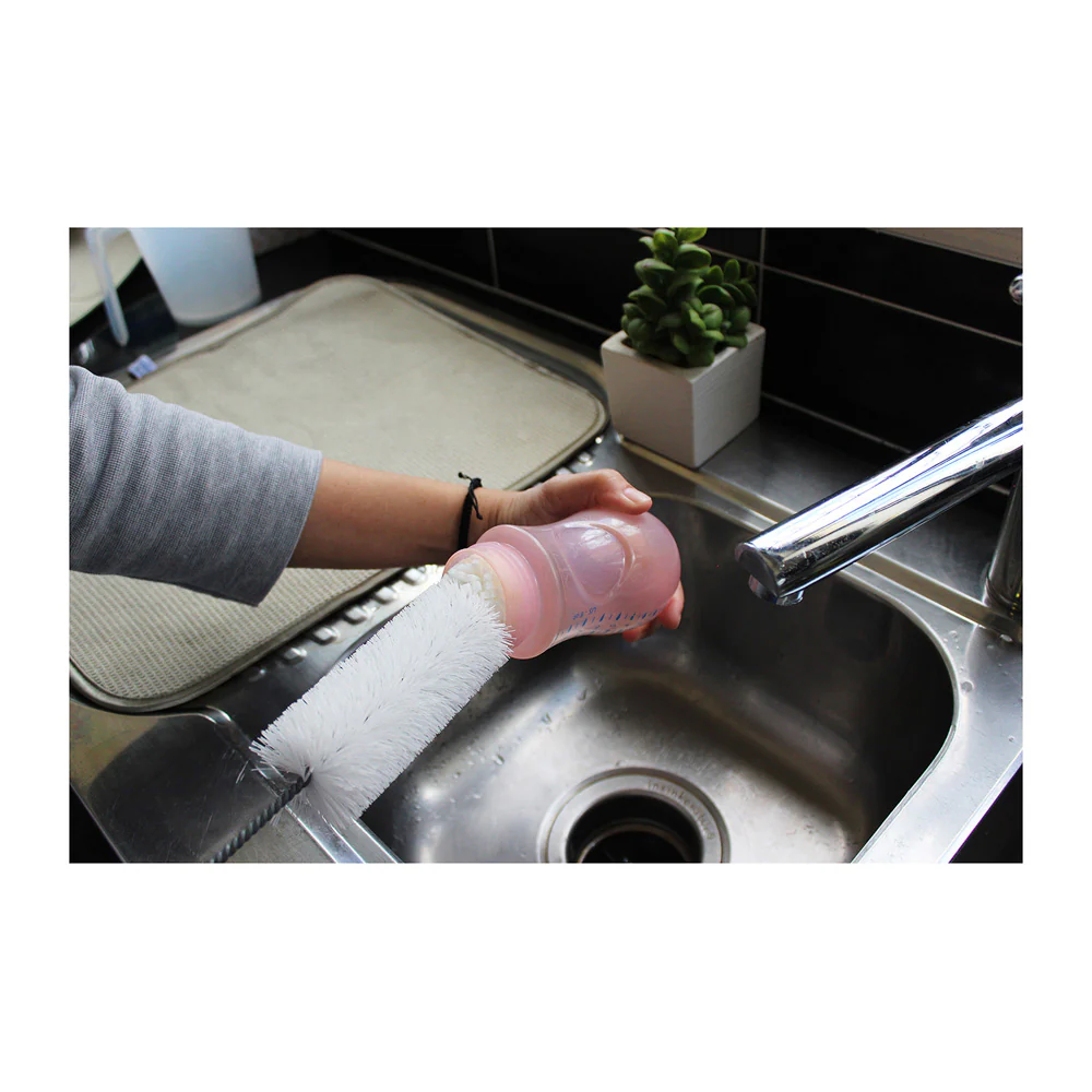 White Magic Foam Tipped Baby Bottle Washing Brush - Image 3