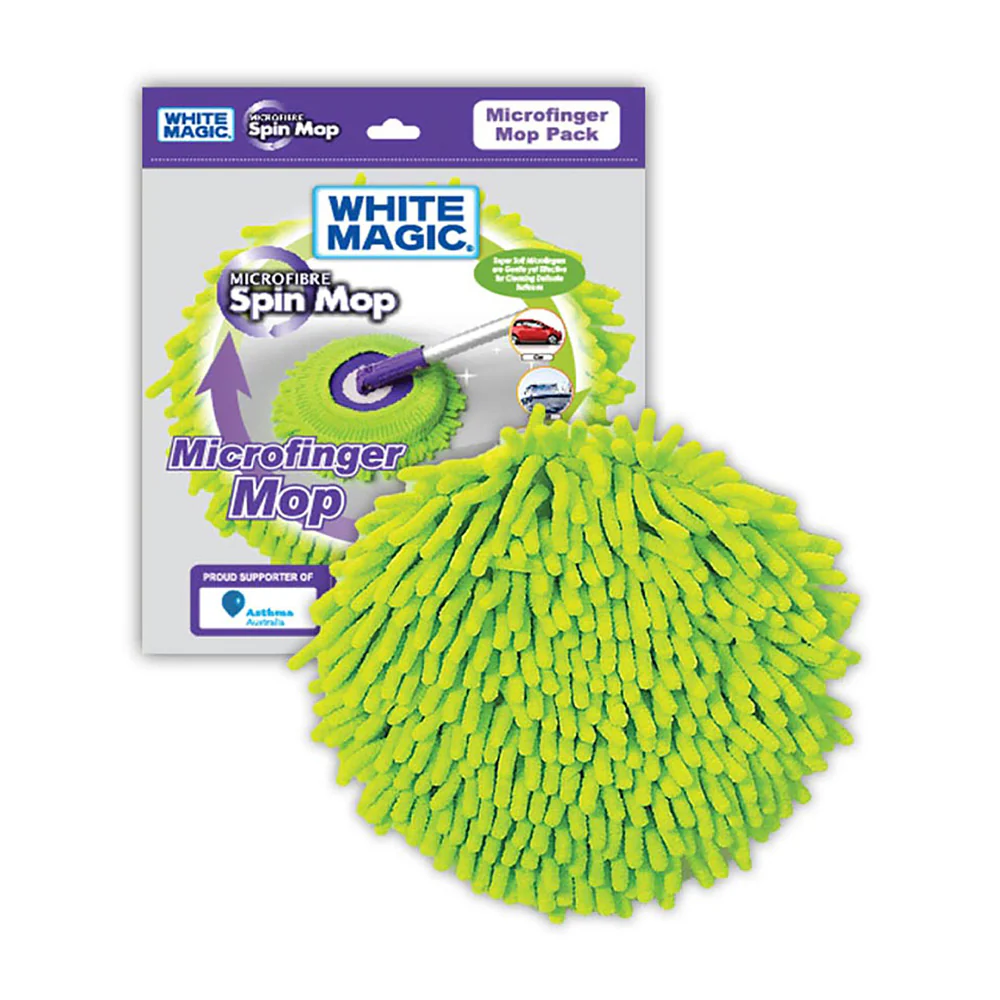 White Magic Microfinger Mop Head