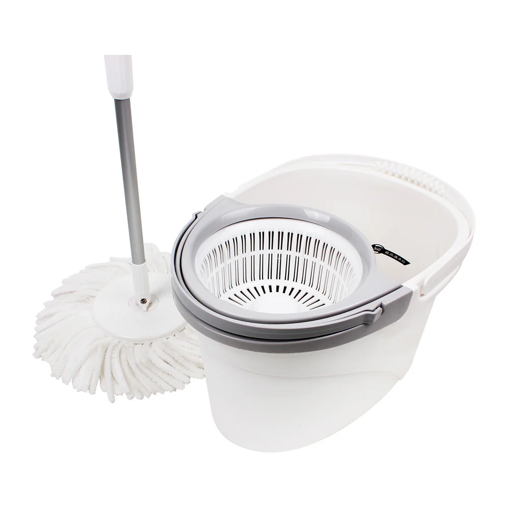 White Magic Pure Spin Mop Set (2 Heads with no Extension) - Image 2
