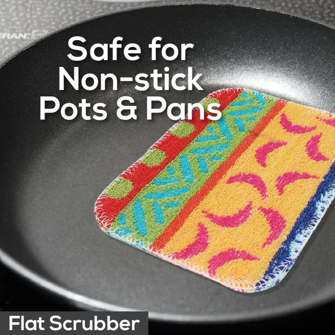 White Magic Scrubtastic Flat Pot Scrubber - Image 4