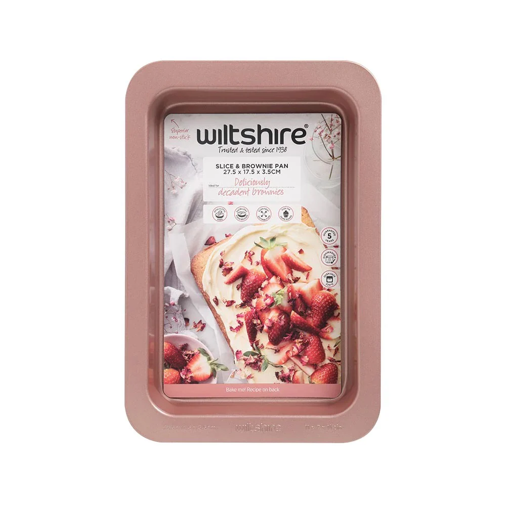 WILTSHIRE Rose Gold Elegant Slice Pan 27.5cm