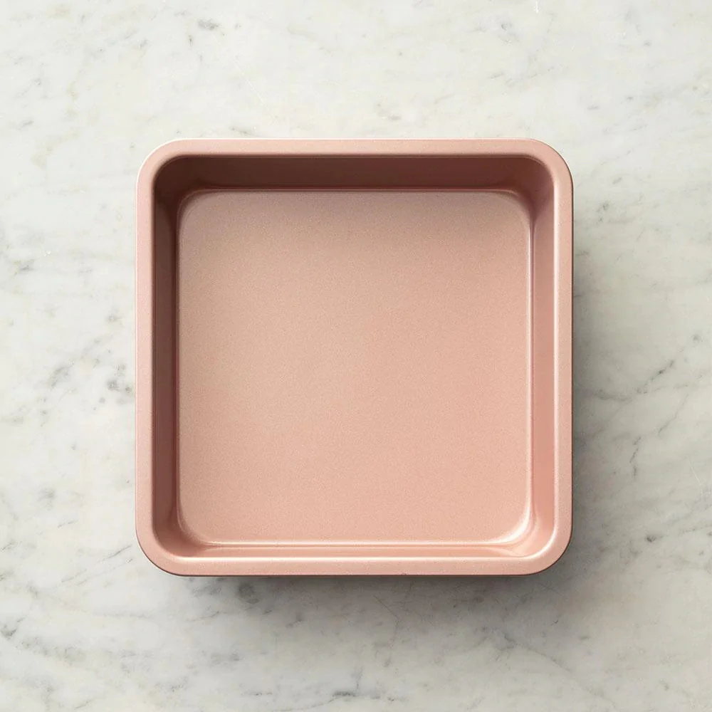 WILTSHIRE Rose Gold Elegant Square Cake Pan 20cm - Image 3